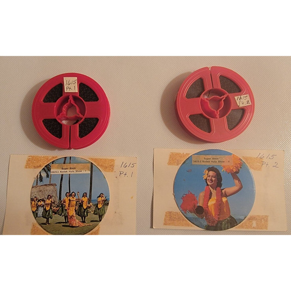 Super 8 MM Colorama Kodak Hula Show-Two Parts - Picture 1 of 5
